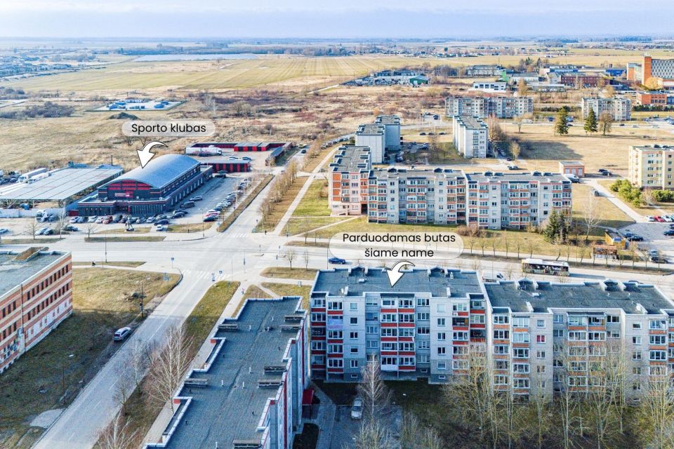 Parduodamas 2 kambarių butas &Scaron;iauliuose, Gytarių g.