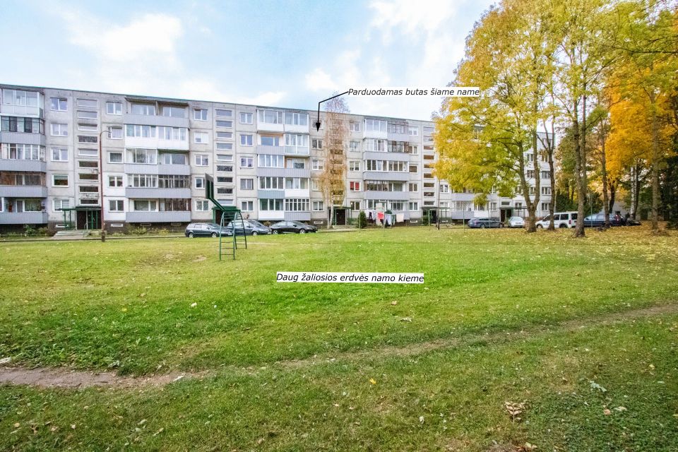 Parduodamas 2 kambarių butas Šiauliuose, S. Dariaus ir S. Girėno g. 14.