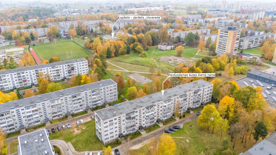 Parduodamas 2 kambarių butas Šiauliuose, S. Dariaus ir S. Girėno g. 14.