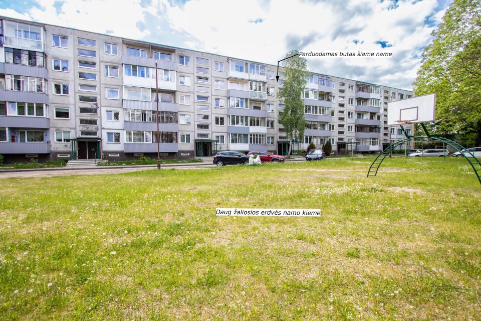 Parduodamas 2 kambarių butas &Scaron;iauliuose, S. Dariaus ir S. Girėno g. 14.