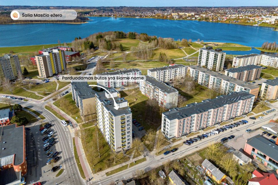 Parduodamas 2 kambarių butas Tel&scaron;iuose, Masčio g. 4, renovuotame name, 2-me auk&scaron;te