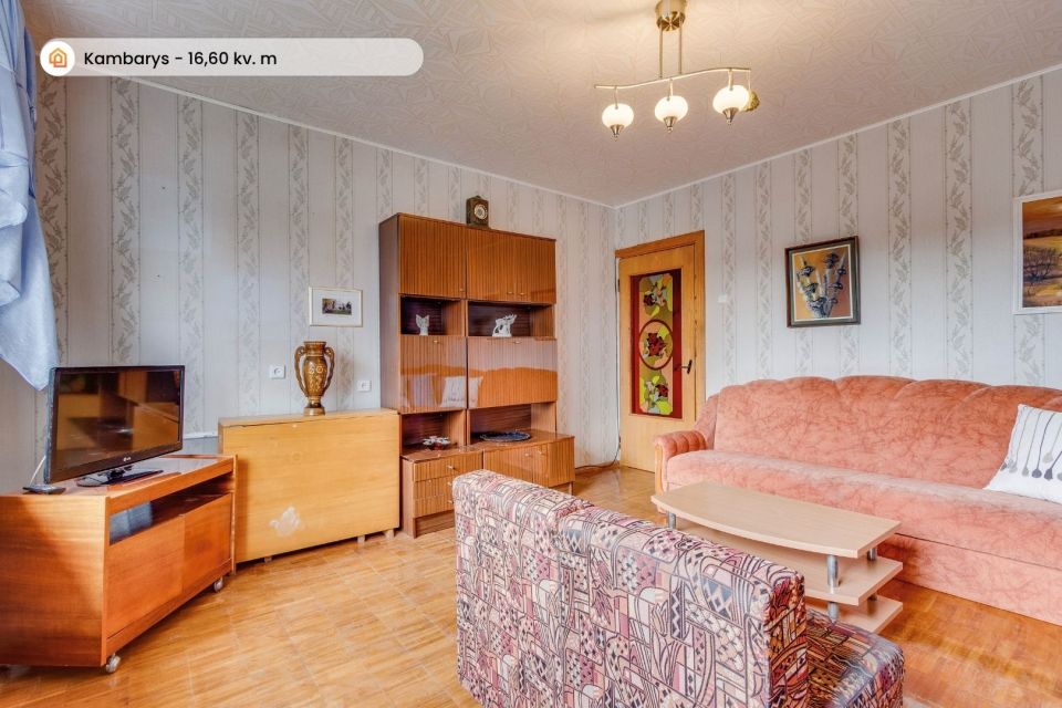 Parduodamas 2 kambarių butas Tel&scaron;iuose, Masčio g. 4, renovuotame name, 2-me auk&scaron;te