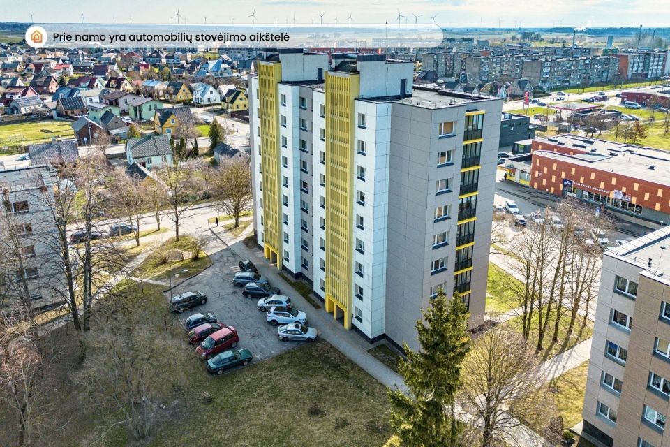 Parduodamas 2 kambarių butas Tel&scaron;iuose, Masčio g. 4, renovuotame name, 2-me auk&scaron;te