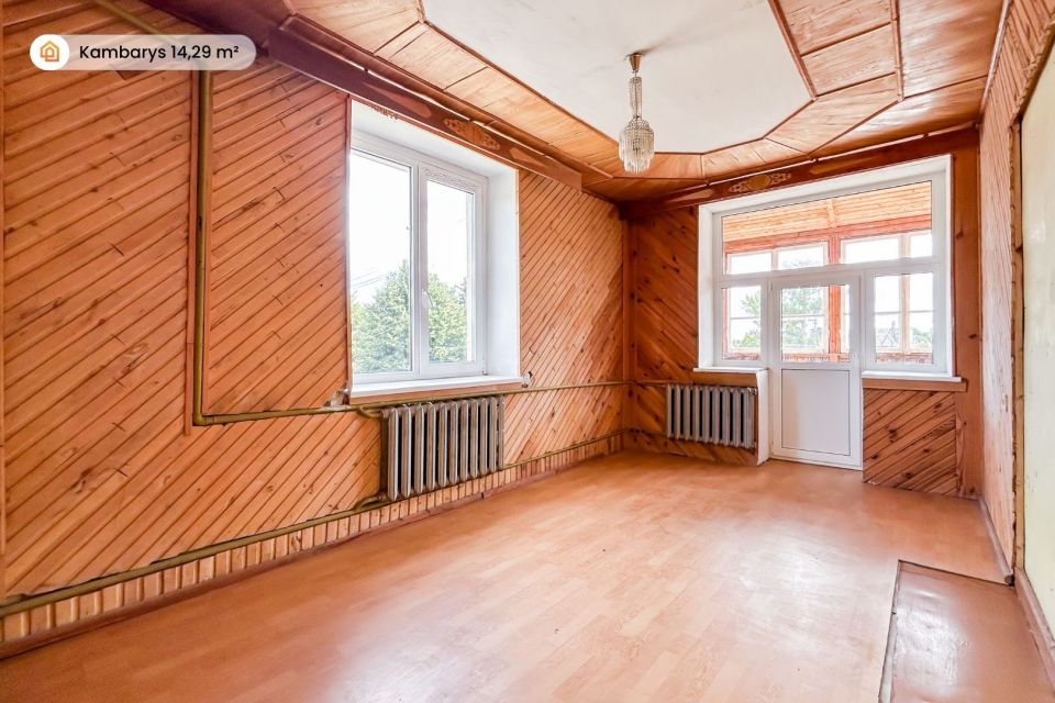 Parduodamas 2 kambarių butas Vabalninko centre, Žolinės a. 17, &scaron;alia bažnyčios