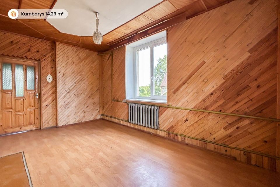 Parduodamas 2 kambarių butas Vabalninko centre, Žolinės a. 17, &scaron;alia bažnyčios