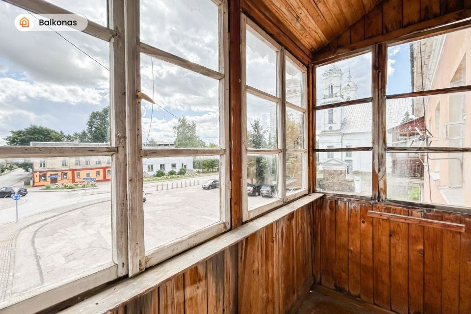 Parduodamas 2 kambarių butas Vabalninko centre, Žolinės a. 17, &scaron;alia bažnyčios