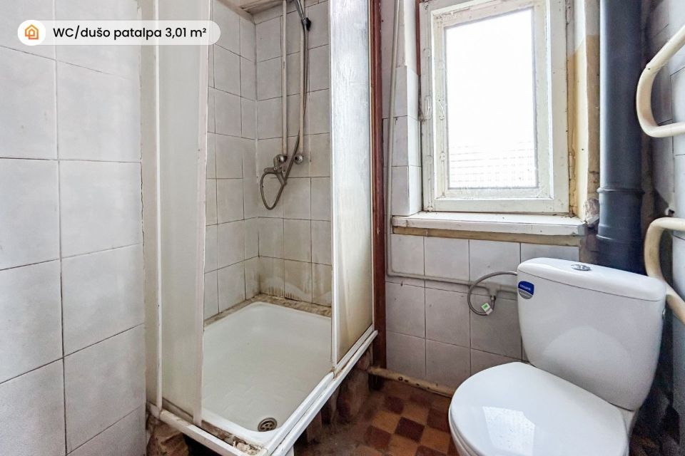 Parduodamas 2 kambarių butas Vabalninko centre, Žolinės a. 17, &scaron;alia bažnyčios