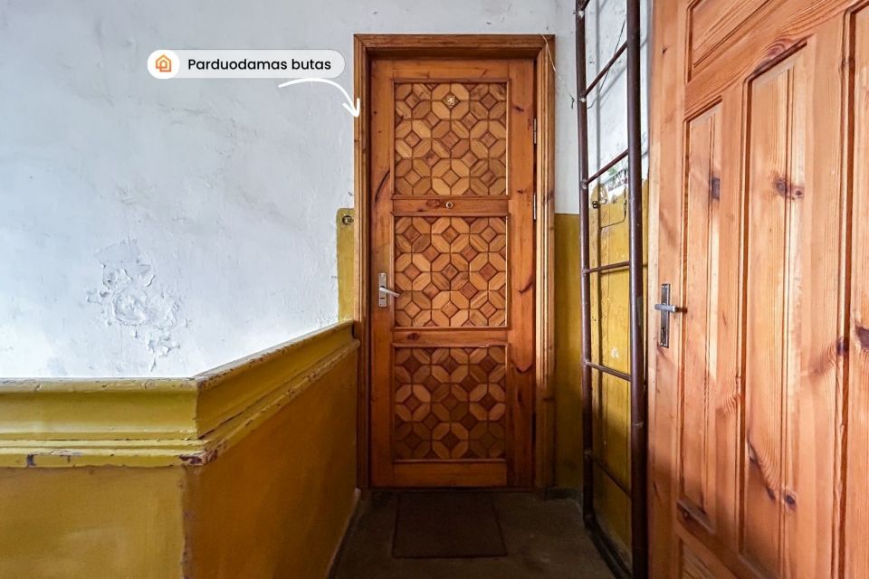 Parduodamas 2 kambarių butas Vabalninko centre, Žolinės a. 17, &scaron;alia bažnyčios
