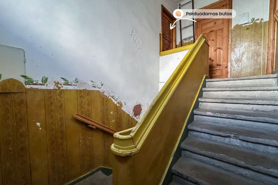 Parduodamas 2 kambarių butas Vabalninko centre, Žolinės a. 17, &scaron;alia bažnyčios