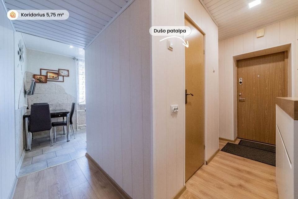 Parduodamas 2 kambarių butas Vaižganto g. 58B, Radvili&scaron;kyje