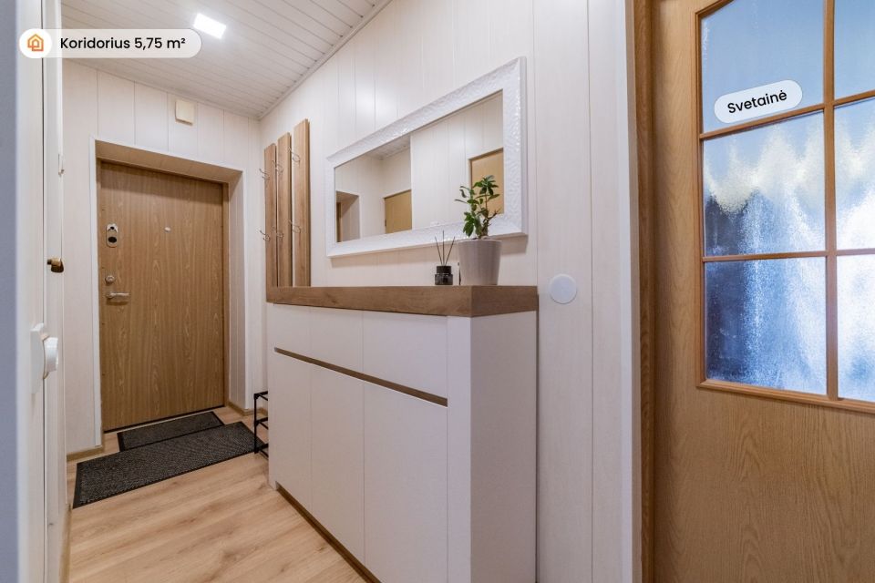 Parduodamas 2 kambarių butas Vaižganto g. 58B, Radvili&scaron;kyje
