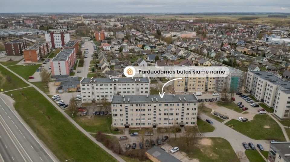 Parduodamas 2 kambarių butas Vaižganto g. 58B, Radvili&scaron;kyje