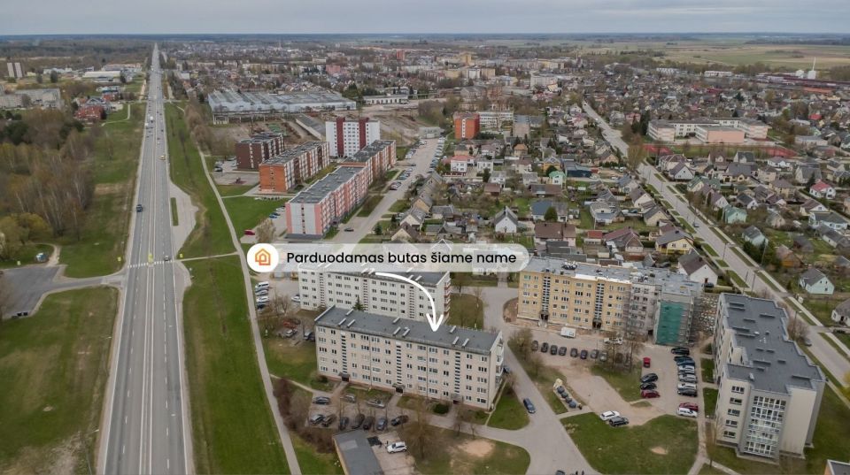 Parduodamas 2 kambarių butas Vaižganto g. 58B, Radvili&scaron;kyje