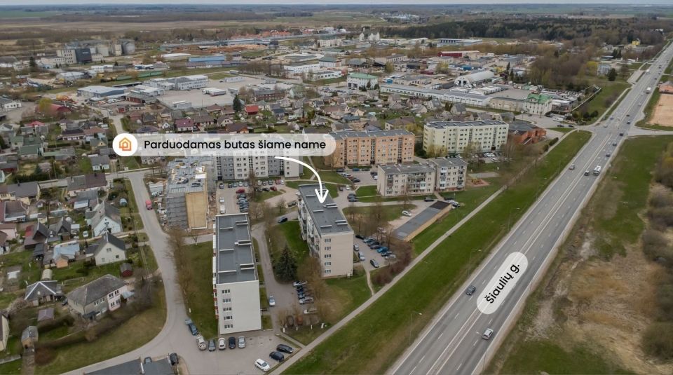 Parduodamas 2 kambarių butas Vaižganto g. 58B, Radvili&scaron;kyje