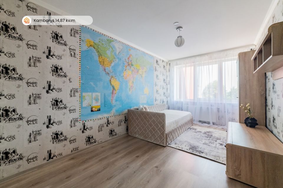 Parduodamas &scaron;viesus ir jaukus 2 kambarių butas Klaipėdoje, Panevėžio g. 9 - su pilnai i&scaron;mokėta renovacija!
