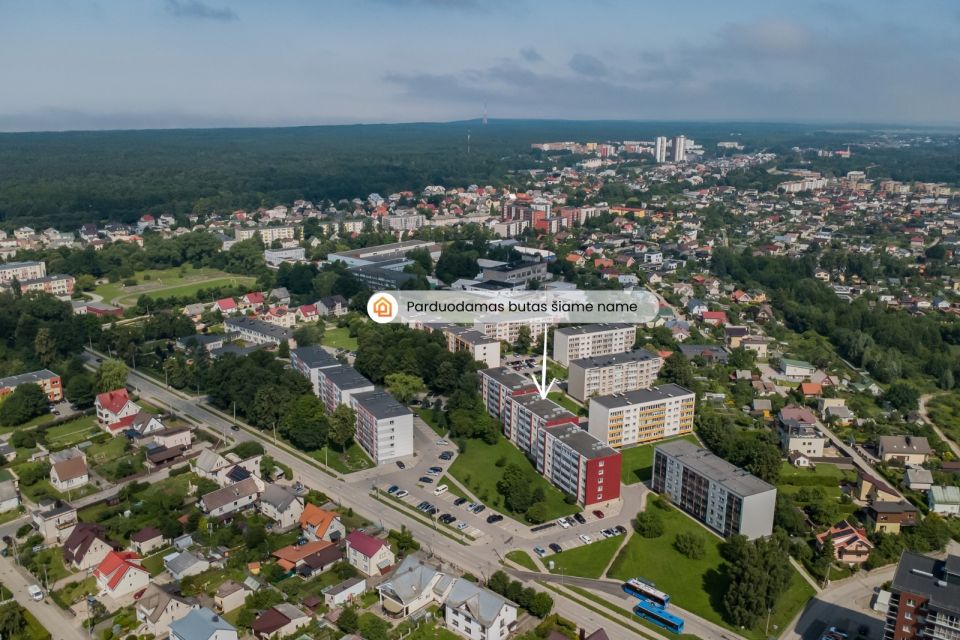 Parduodamas &scaron;viesus ir jaukus 2 kambarių butas Klaipėdoje, Panevėžio g. 9 - su pilnai i&scaron;mokėta renovacija!