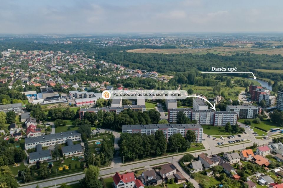 Parduodamas &scaron;viesus ir jaukus 2 kambarių butas Klaipėdoje, Panevėžio g. 9 - su pilnai i&scaron;mokėta renovacija!