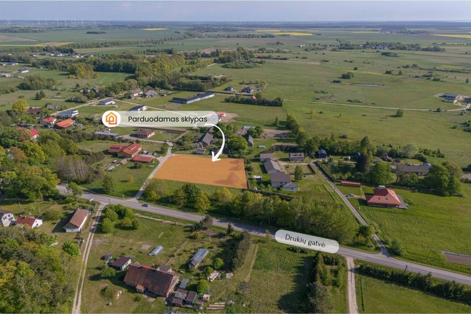 Parduodamas 31,60 a namų valdos sklypas Pangesų k., Klaipėdos r.sav., vos 20 minučių nuo Klaipėdos!