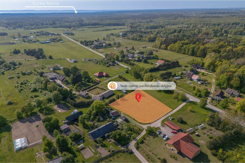 Parduodamas 31,60 a namų valdos sklypas Pangesų k., Klaipėdos r.sav., vos 20 minučių nuo Klaipėdos!