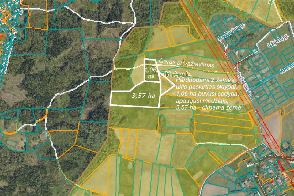 Parduodamas 37,82 ha i&scaron;puoselėtas mi&scaron;ko masyvas Tel&scaron;ių r., Berkinėnų k./Užgirių k.