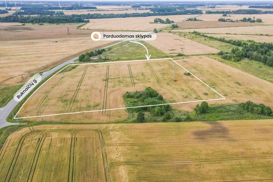 Parduodamas 3,0042 ha pramonės ir sandėliavimo paskirties sklypas Mažeikių r..