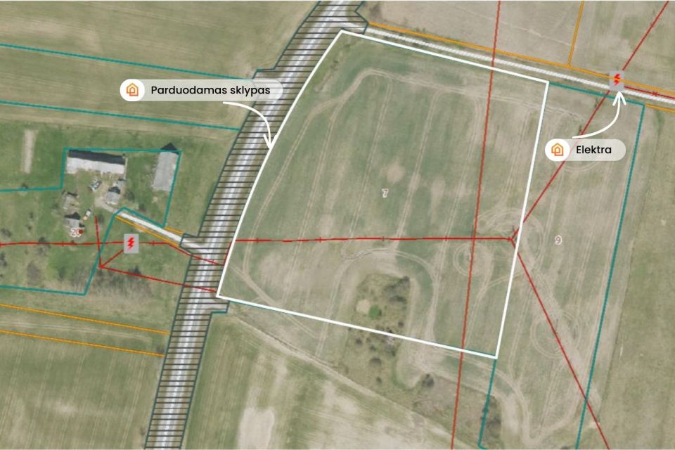 Parduodamas 3,0042 ha pramonės ir sandėliavimo paskirties sklypas Mažeikių r..