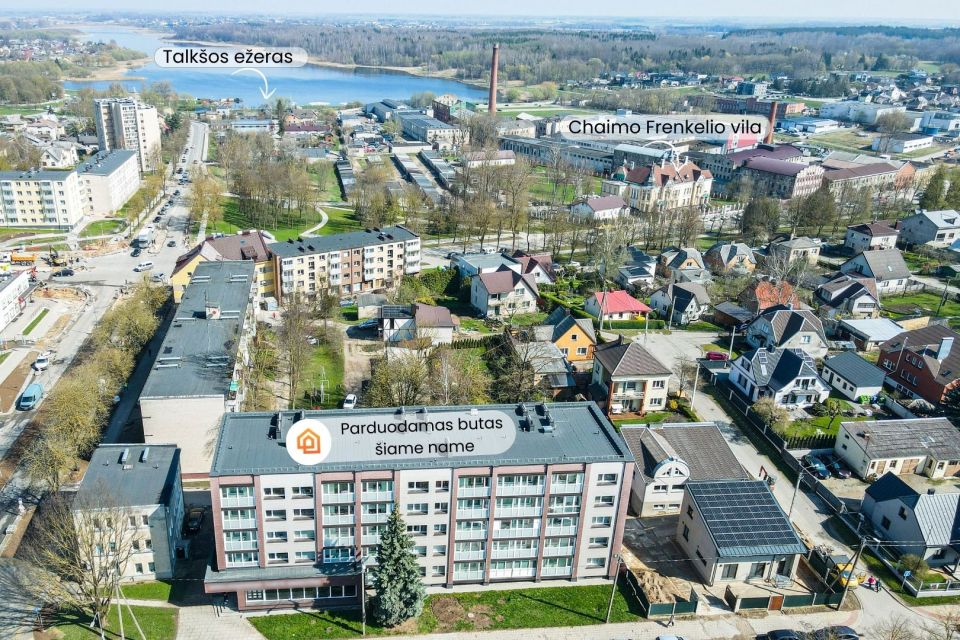 Parduodamas 3 kambarių butas centrinėje miesto dalyje Vytauto g. 42, Šiauliuose