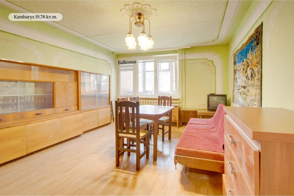 Parduodamas 3 kambarių butas J. Basanavičiaus g., Kėdainiuose