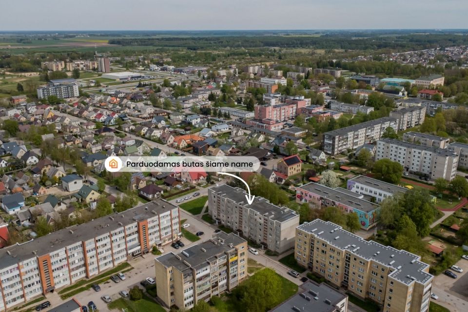 Parduodamas 3 kambarių butas Ka&scaron;tonų g. 8, Radvili&scaron;kyje