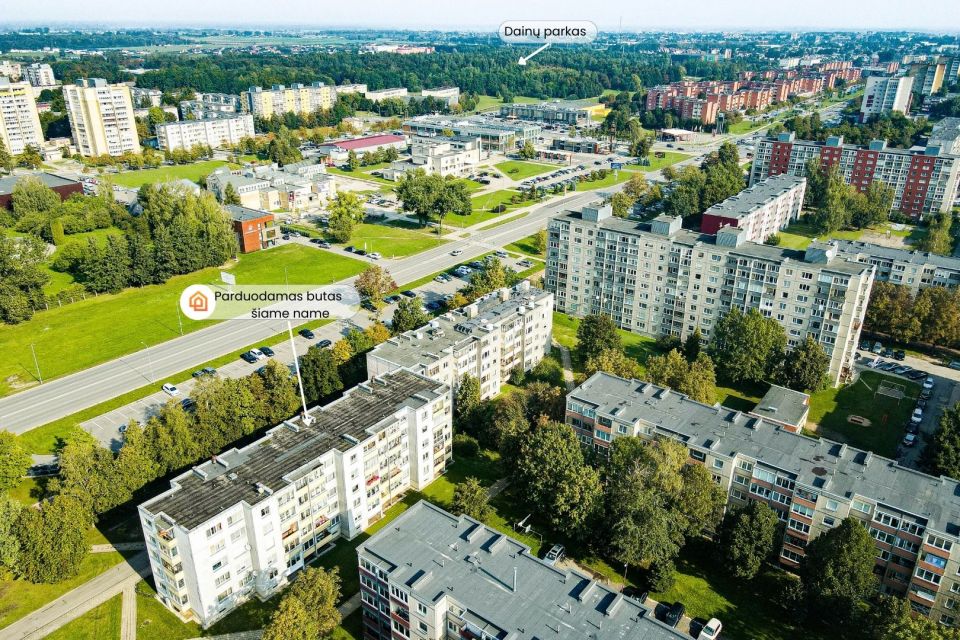 Parduodamas 3 kambarių butas Krymo g. 8, Šiauliuose