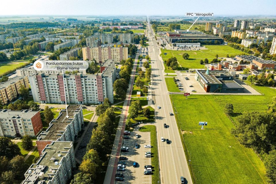 Parduodamas 3 kambarių butas Krymo g. 8, Šiauliuose