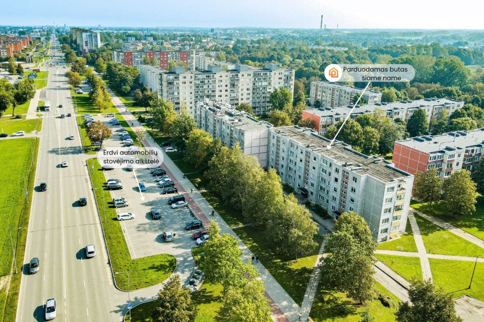 Parduodamas 3 kambarių butas Krymo g. 8, Šiauliuose