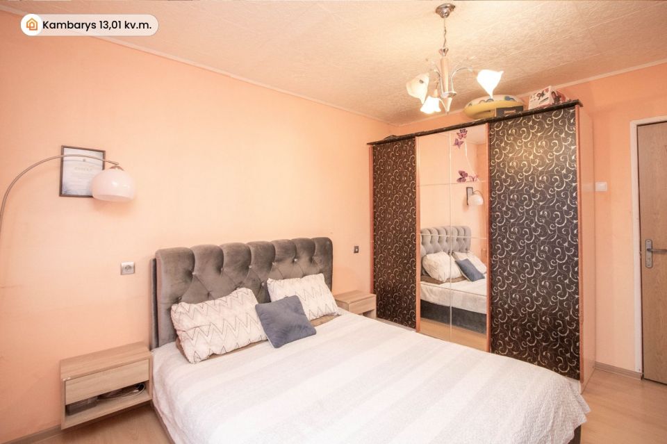 Parduodamas 3 kambarių butas Kur&scaron;ėnuose, Daugėlių g. 63