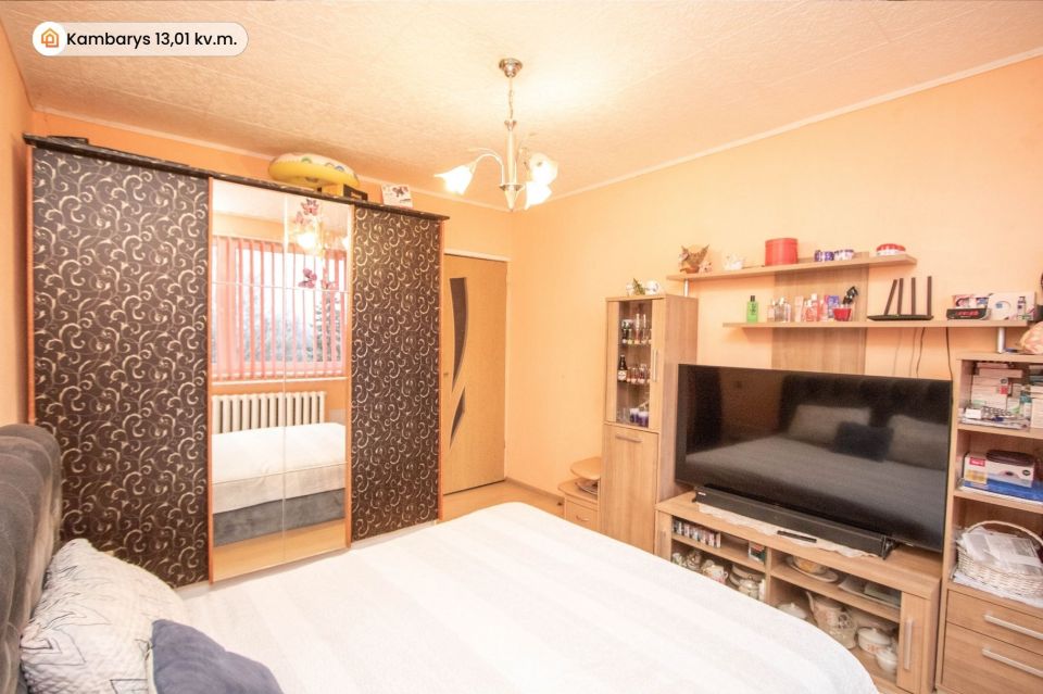 Parduodamas 3 kambarių butas Kur&scaron;ėnuose, Daugėlių g. 63