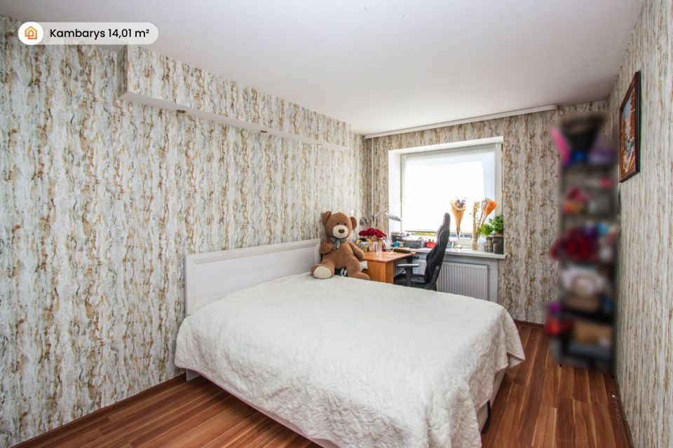 Parduodamas 3 kambarių butas Mažeikių r. sav., Viek&scaron;nių m., Bažnyčios g. 13