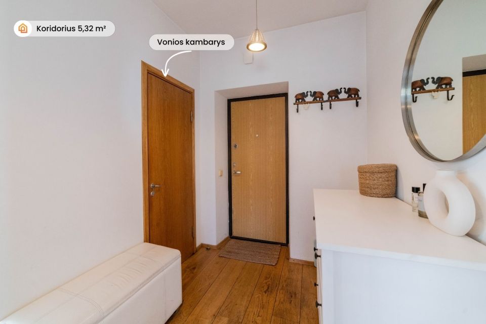Parduodamas 3 kambarių butas pačiame miesto centre, Varpo g. 53, Šiauliuose