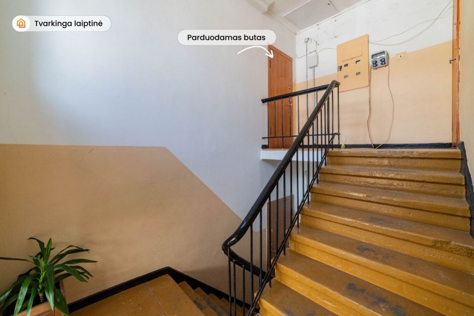Parduodamas 3 kambarių butas pačiame miesto centre, Varpo g. 53, Šiauliuose
