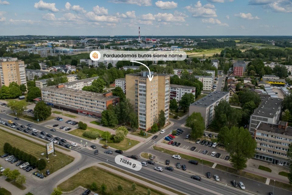 Parduodamas 3 kambarių butas Tilžės g. 42, &Scaron;iauliuose