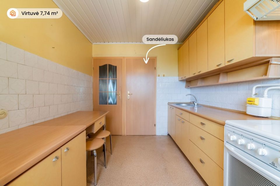 Parduodamas 3 kambarių butas Tilžės g. 42, &Scaron;iauliuose