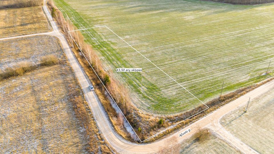 Parduodamas 43,5 arų žemės ūkio paskirties sklypas Ąžuolo g., Lukšių k., Šiaulių r.