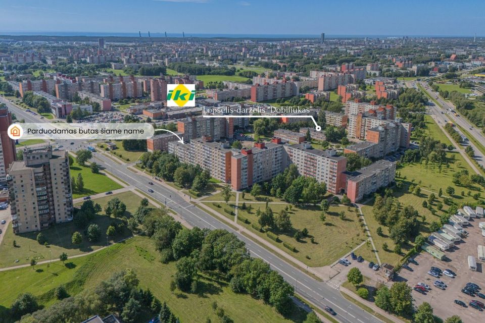 Parduodamas 4 kambarių butas Klaipėdoje, Smiltelės g. 10