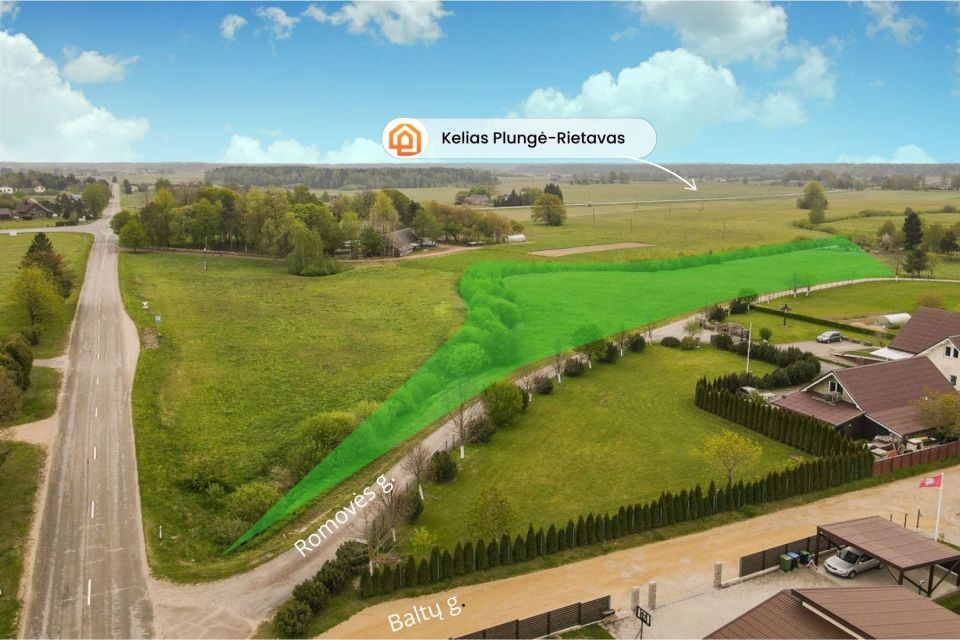 Parduodamas 63,44 a žemės ūkio paskirties sklypas Pakerų k., Plungės r. sav.
