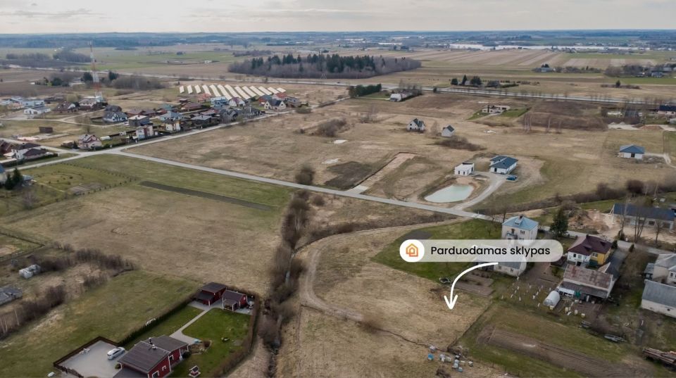 Parduodamas 6,23 arų namų valdos sklypas Spindulio g. 31C, Auk&scaron;telkės k., &Scaron;iaulių r.