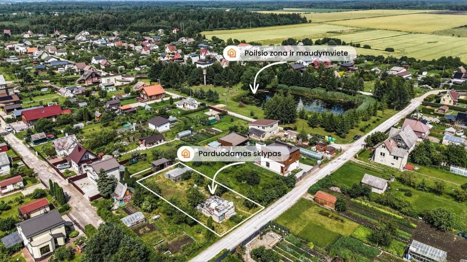 Parduodamas 6,92 arų sodo sklypas su mūriniu ūkiniu pastatu SB „Švendrelis“, Ringuvos g. 259, Šiaulių r.