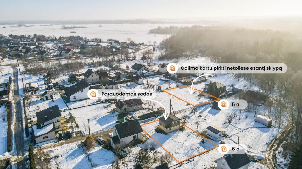 Parduodamas 6 arų sodo sklypas Kretingoje, Aviečių g. 28