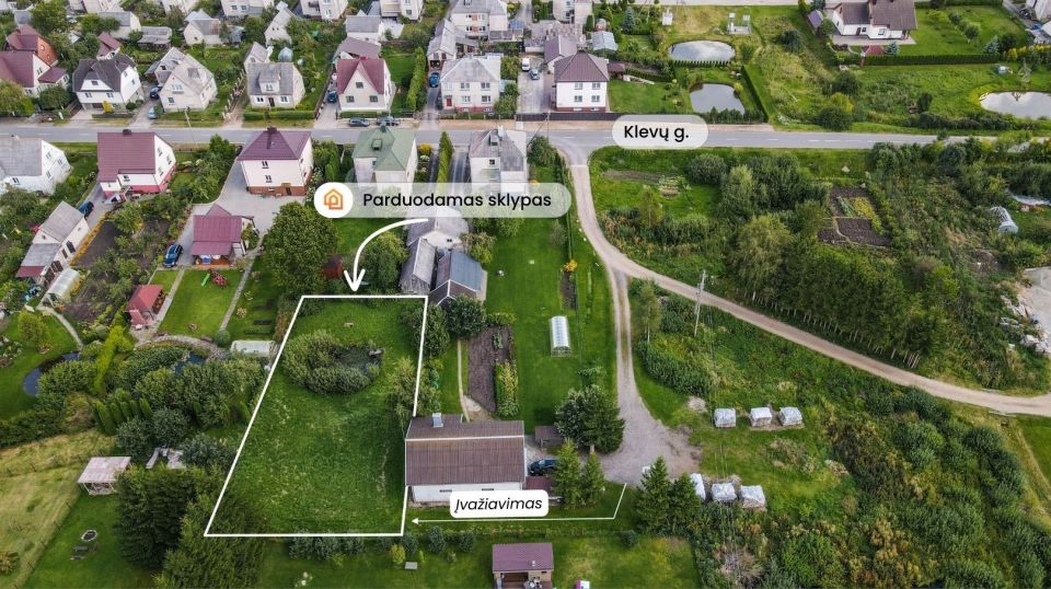 Parduodamas 7,75 arų namų valdos sklypas Klevų g. Tel&scaron;ių mieste
