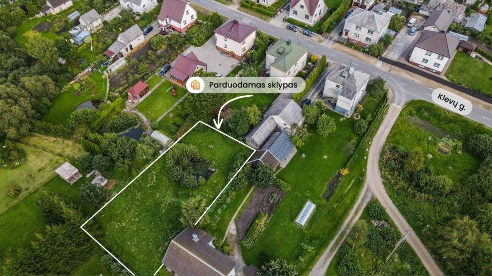 Parduodamas 7,75 arų namų valdos sklypas Klevų g. Tel&scaron;ių mieste