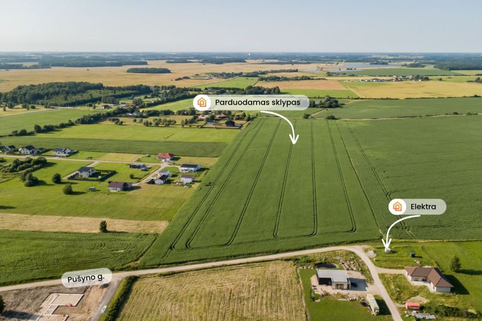 Parduodamas 7,98 ha žemės sklypas Radailiuose, vienoje patraukliausių Klaipėdos rajono vietų