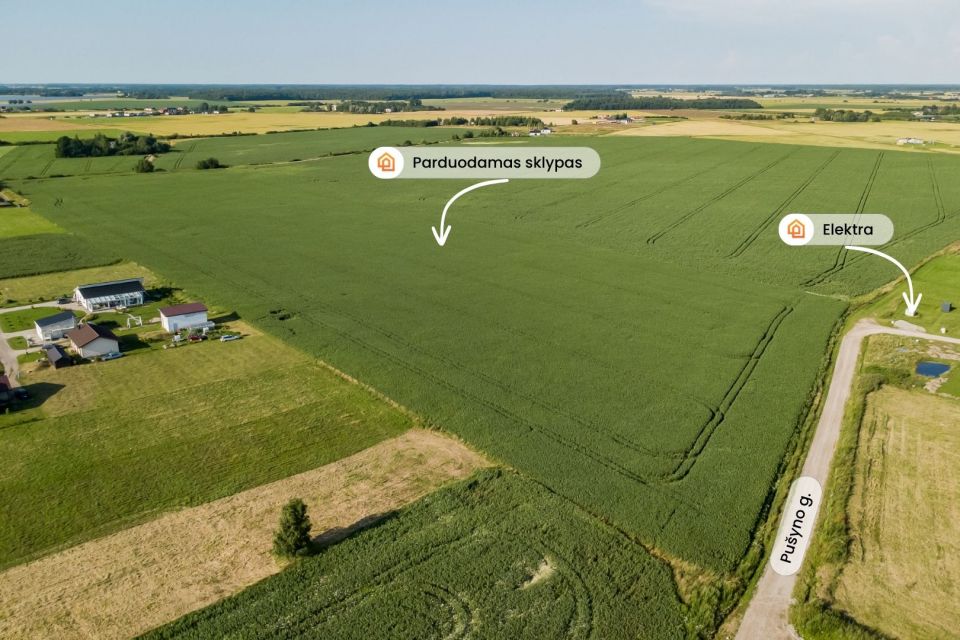 Parduodamas 7,98 ha žemės sklypas Radailiuose, vienoje patraukliausių Klaipėdos rajono vietų