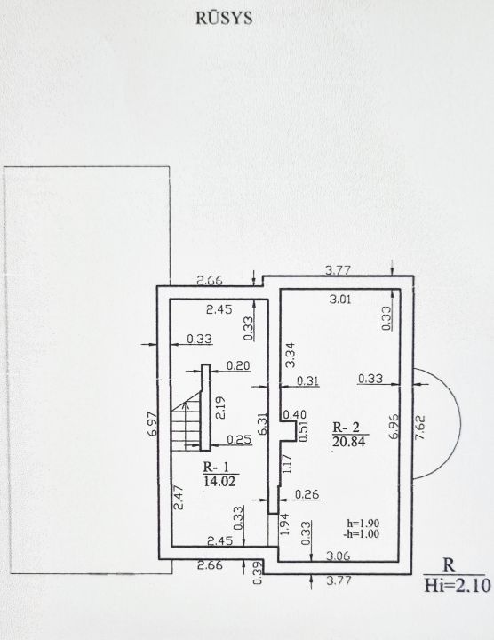 Parduodamas 97,94 kv.m. bendro ploto sodo namas Raizgių k., &Scaron;iaulių r.